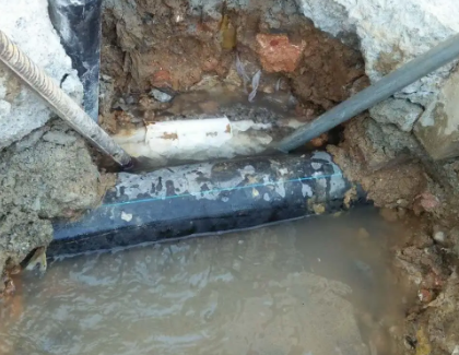 乌达测漏水之水管漏水